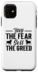 Coque pour iPhone 11 Buy The Fear Sell The Greed Trade Bourse Trading Actions