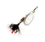 Spinner MEPPS AGLIA MOUCHE-2 4,5g silver/svart fluga