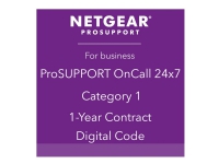 NETGEAR ProSupport OnCall 24x7 Category 1 - Teknisk kundestøtte - rådgivning via telefon - 1 år - 24x7 - for ReadyNAS 102 104
