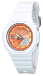 Casio G-Shock Orange Dial Quartzv Sport 200M Women's Watch GMA-S2100WS-7A