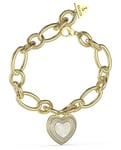 Guess UBB04025YGWHL Amami Mother-of-Pearl Heart Charm Gold- Jewellery