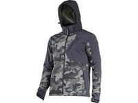 Lahti Pro Softshell Jacket With Hood. Camo Green-Black, "2Xl", Ce, Lahti