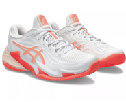 Asics Court FF 3 White/Coral CLAY/Padel Women - 2024 (39)
