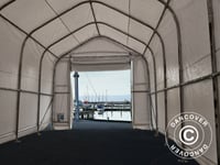 Tälthall Oceancover Båttält 5,5x20x4,1x5,3m, PVC, Vit