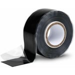 Ruban silicone isolant adhesif 25 mm x 3 m - ruban silicone noir - ruban adesif etanche, ruban silicone, scotch magique, ruban anti fuite, réparation