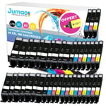 40 cartouches Jumao compatibles pour Canon Pixma TS5050 5055 6050 6051 6052 +Fluo offert