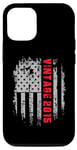 iPhone 14 Pro Live Legend 9 years Old Vintage 2015 American Flag Birthday Case