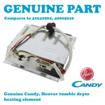 Tumble Dryer Heater Element CANDY GVCD91WB-80 GVS C10DCEB-80 GVS C10DCG-80