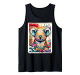 Japanese Aesthetic Koala Lover Shirt Japan Art Koala Bear Tank Top