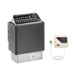 Uniprodo Bastuaggregat med manöverpanel - 8 kW 30 till 110 °C LED-Display