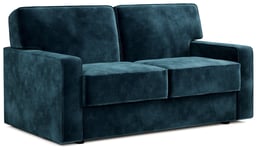 Jay-Be Linea Velvet 2 Seater Sofa Bed - Ink Blue