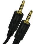 3m 3.5mm Jack Cable - Premium Quality / 24k Gold Plated / Audio / Stereo / Male to Male