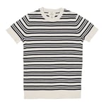 Copenhagen Colors Ribbstickad Blus Navy Stripe | Blå | 128 cm