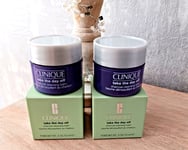 2 x Clinique Take The Day Off Charcoal Cleansing Balms Travel Size 15ml Each