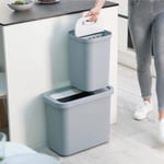 2 x Joseph Joseph 46L Recycle Bins Stackable Waste Recycling Kitchen Dustbin Lid
