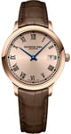 Raymond Weil 5385-PC5-00859 Toccata Rosa guldfarvet/Læder Ø34 mm