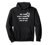 Not sure what's going on, just rooting for my kid Football Pullover Hoodie