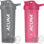Protein Shaker Bottle - 700Ml / 24Oz (Pack of 2) | Premium Protein Shaker with M