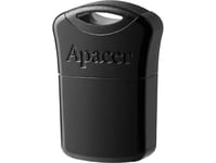 Apacer Apacer Usb-Minne, Usb 2.0, 64Gb, Ah116, Czarny, Ap64gah116b-1, Usb A, Z Osłoną