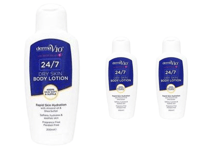 Derma V10 Dry Skin Body Lotion Almond Oil & Shea Butter 200ml x 3