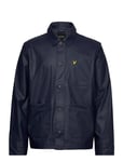 Rubberised Work Jacket *Villkorat Erbjudande Overshirts Light Jackets Marinblå Lyle & Scott
