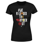 Justice League We Released The Snyder Cut Icons Women's T-Shirt - Black - M - Black