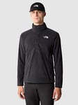 THE NORTH FACE Men's Homesafe Snap Neck Pullover Fleece - Black, Black, Size L, Men