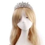 Kristall bröllop hår krona tiara
