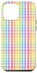 Coque pour iPhone 13 Pro Max Pride Rainbow Gingham LGBTQ Rainbow Check Equality Gay Pride