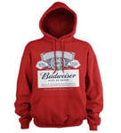 Hybris Budweiser Label Hoodie (Red,XL)