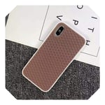 Sports Shoes Sole Phone Case for iPhone 5 5S SE 6 6S 7 8 Plus X XS XR 11 Pro MAX New Sneakers Bottom Soft Rubber Cover-Brown-For iphone XR