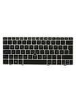 HP Keyboard (DANISH) - Bærbart tastatur - til utskifting - Svart