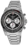 Longines L3.835.4.52.6 Conquest Sort/Stål Ø42 mm