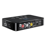 Accessoire réseau,Adaptateur sans fil FM 3 en 1 pour récepteur Audio,Bluetooth 5.0 RCA,avec micro,NFC,pour télévision- Black[C1620]