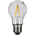 LED-lampa E27 A60 1W 2200K 80lm PC Cover Filament