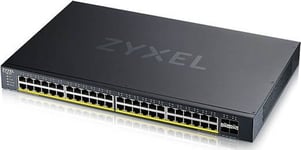 Zyxel Xgs1935-52Hp, Hanterad, L2/L3, Gigabit Ethernet (10/100/1000), Strömförsörjning Via Ethernet (Poe) Stöd, Rackmontering