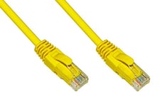 LINK Câble réseau Catégorie 6A Non Blindé Utp Awg24 Couleur Jaune Halogenfree MT 2