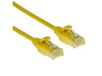 Act Yellow 0.15 Meter Lszh U/Utp Cat6 Datacenter Slimline Patch Cable Snagless With Rj45 Connectors (Dc9830)