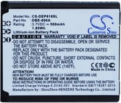 Batteri DBE-900A for Doro, 3.7V, 500 mAh
