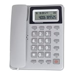 LYAH Corded Phone - Square Landline, Retro Telephone, Caller ID, Big Button Phone，suitable For Office, School, Home
