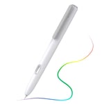 TiMOVO Pencil Holder Compatible with Pencil 2nd Generation, Anti-Scratch Retractable Protective Tip Cap fit iPad Mini 6 2021, iPad Air 5/4 2022, Pro 11/12.9(2021/2020/2018) - White & Gray