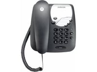 Motorola Ct1, Analog Telefon, Trådbunden Telefonlur, 20 Poster, Svart