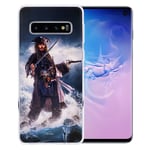 Pirates of the Caribbean #1 Disney cover for Samsung Galaxy S10 - Blue