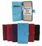 New Standcase Wallet Motorola Moto E20 / E30 / E40 (Svart)
