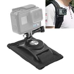 XIAODUAN-professional - 360 Degree Rotating Quick Release Strap Mount Shoulder Backpackage Mount for GoPro HERO7 /6/5 /5 Session /4 Session /4/3+ /3/2 /1, and Other Action Cameras(Black)