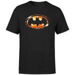 BATMAN Bat Logo Men's T-Shirt - Black - XL - Noir
