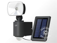 Flomlys RF3.1 LED m/solcellepanel, PIR-sensor og batteri, Svart
