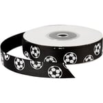 Creativ Dekorationsband Fotboll 15 mm - 6 meter