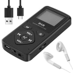 / Digital Radio Bluetooth 4.0 Personal  FM  Portable Radio Earphone8914
