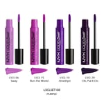 1 NYX Liquid Suede Cream Lipstick - Full Size Set "LSCLSET08 - Purple" Joy's